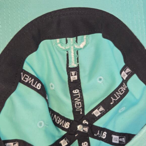 Seattle Mariners Hat Womens One Size New Era 9Twenty Teal Cotton Cap Adjustable - Picture 8 of 9